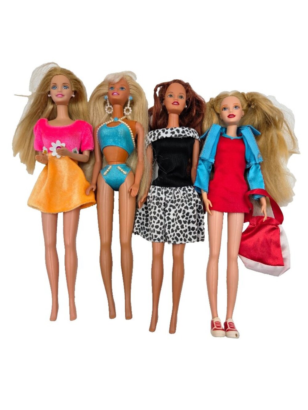 Barbie Doll Lot Super Gymnast Bath Boutique Bubble Fairy Teresa Mattel 4 Read